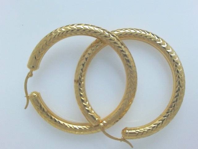 10k Yellow Gold Argollas 6.6g