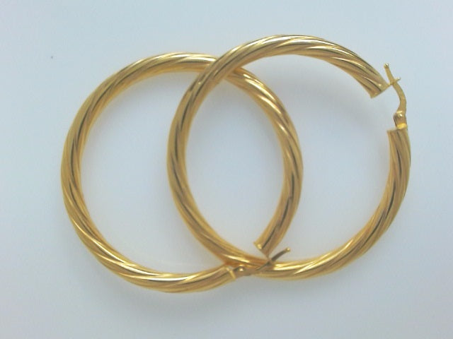 10k Yellow Gold Argollas 4.8g