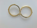 10k Yellow Gold Argollas 3.7g