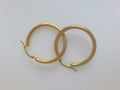 10k Yellow Gold Argollas 2.4g