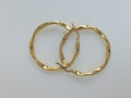 10k Yellow Gold Argollas 3g