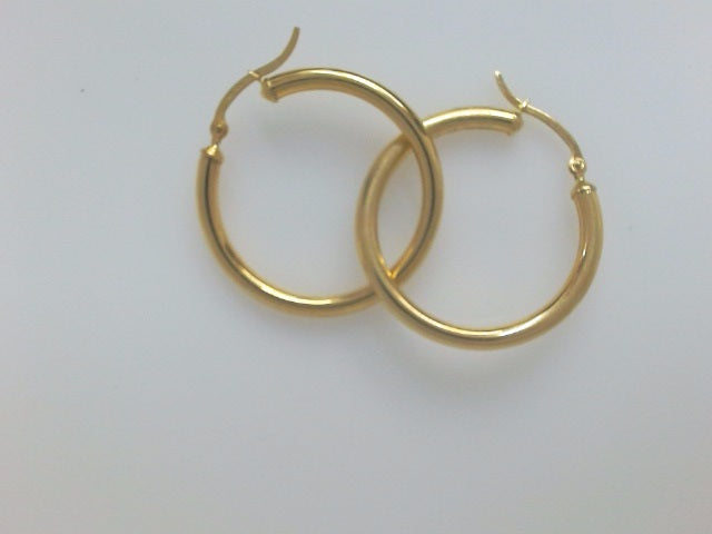 10k Yellow Gold Argollas 2.5g