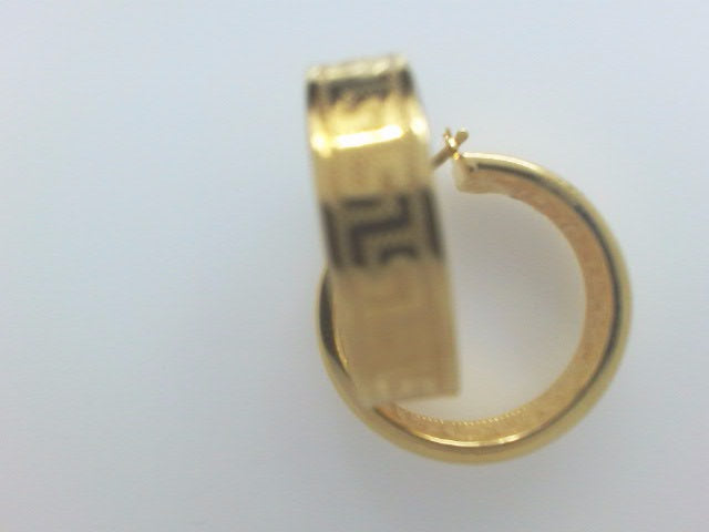 10k Yellow Gold Argollas 3.8g