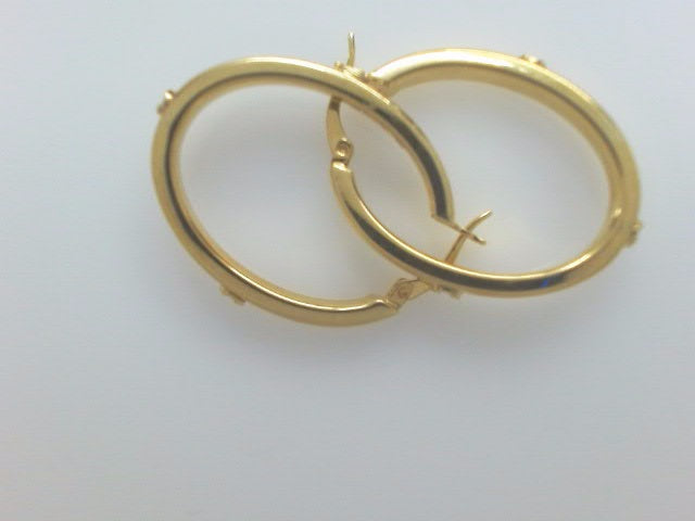 10k Yellow Gold Argollas 2.3g
