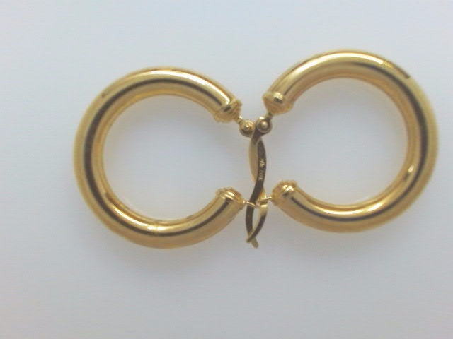 10k Yellow Gold Argollas 2.7g