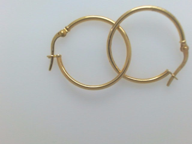 10k Yellow Gold Argollas 0.9g