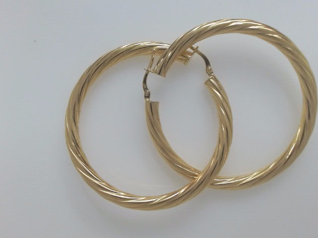 10k Yellow Gold Argollas 4.8g