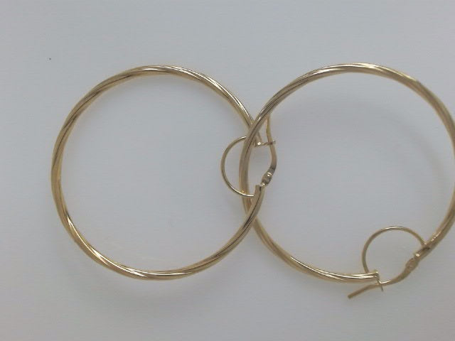 10k Yellow Gold Argollas 2.8g