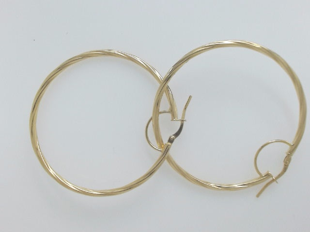 10k Yellow Gold Argollas 2.8g