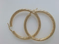 10k Yellow Gold Argollas 4.9g