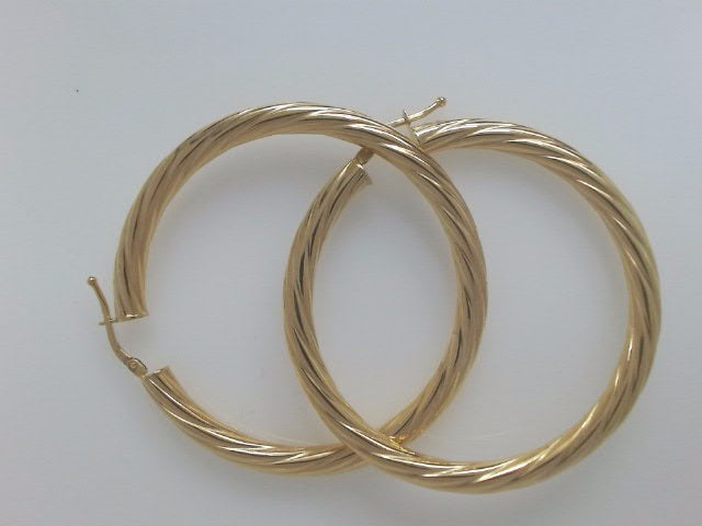 10k Yellow Gold Argollas 4.9g