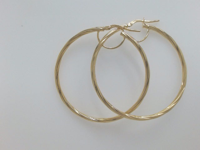 10k Yellow Gold Argollas 2.8g
