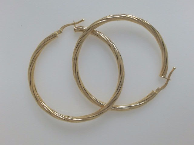 10k Yellow Gold Argollas 2.5g