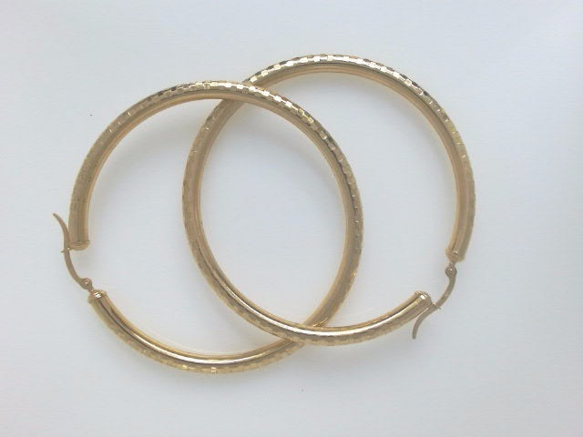 10k Yellow Gold Argollas 8.4g