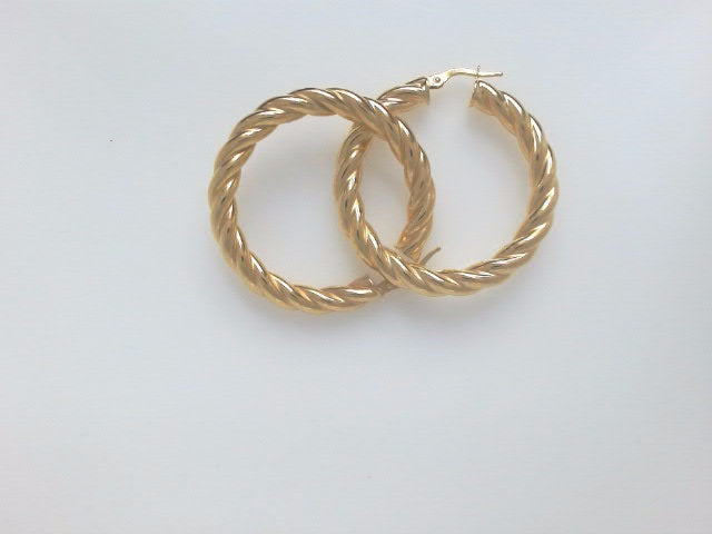 10k Yellow Gold Argollas 4.9g