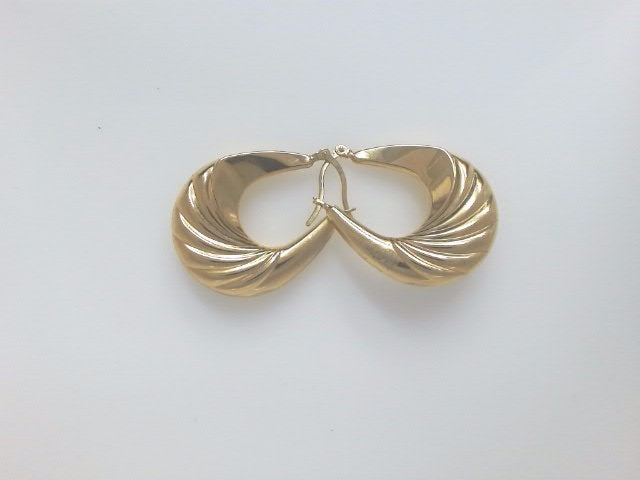 10k Yellow Gold Argollas 5.1g
