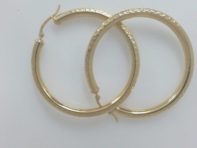 10k Yellow Gold Argollas 4.6g
