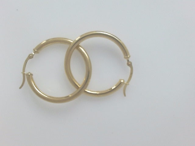 10k Yellow Gold Argollas 2.5g