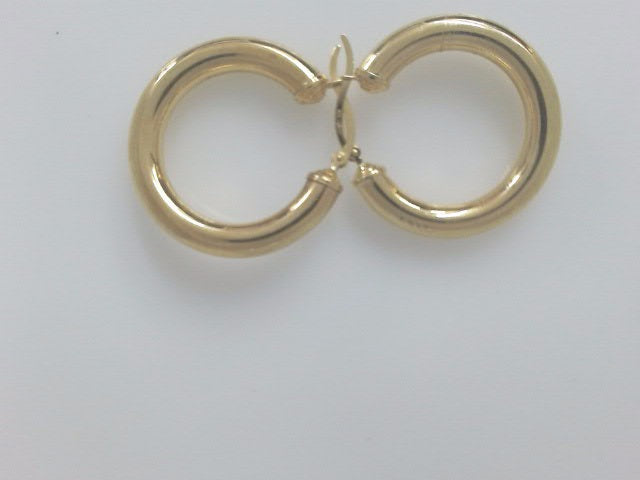 10k Yellow Gold Argollas 4.5g
