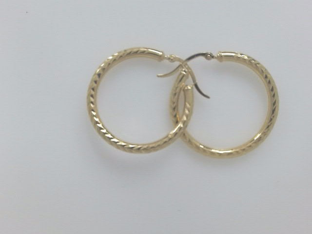 10k Yellow Gold Argollas 2.3g