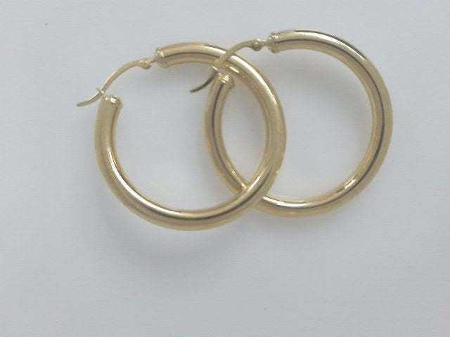 10k Yellow Gold Argollas 4.1g