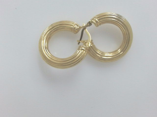 10k Yellow Gold Argollas 4.4g