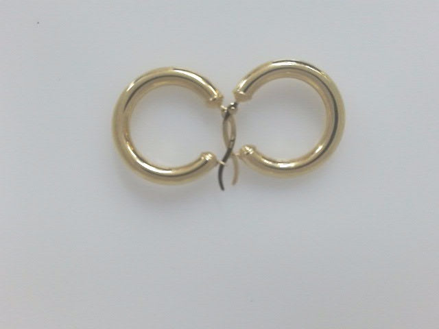 10k Yellow Gold Argollas 2.7g