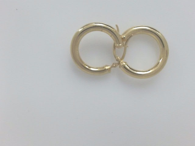 10k Yellow Gold Argollas 2.6g