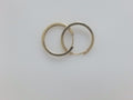 10k Yellow Gold Argollas 2g