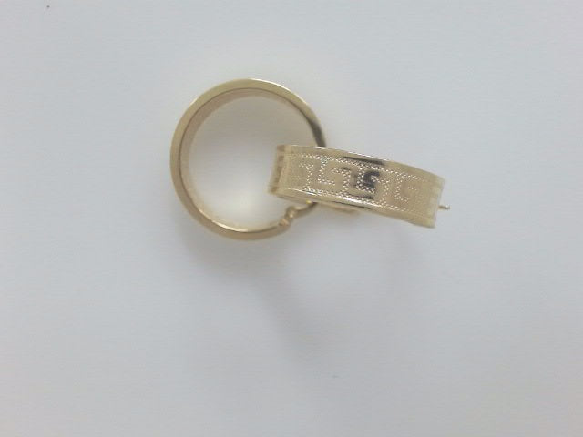 10k Yellow Gold Argollas 3.9g