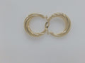 10k Yellow Gold Argollas 3.4g