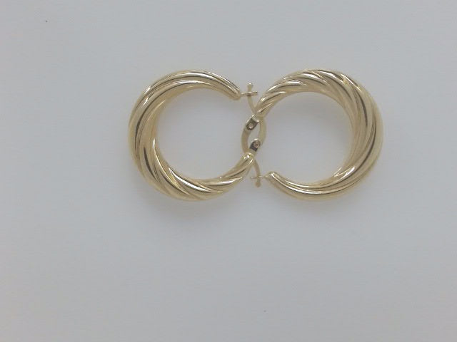10k Yellow Gold Argollas 3.4g