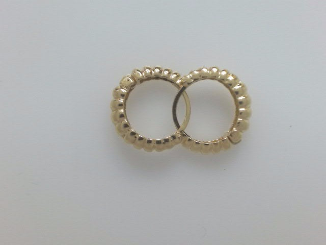 10k Yellow Gold Argollas 2.8g