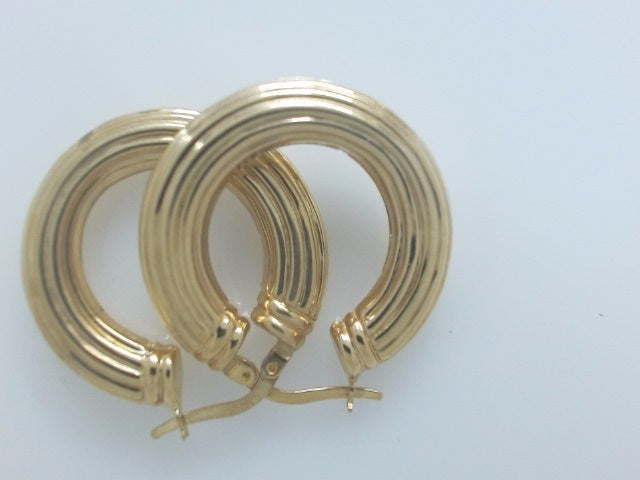 10k Yellow Gold Argollas 4.3g