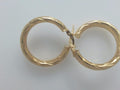 10k Yellow Gold Argollas 3g