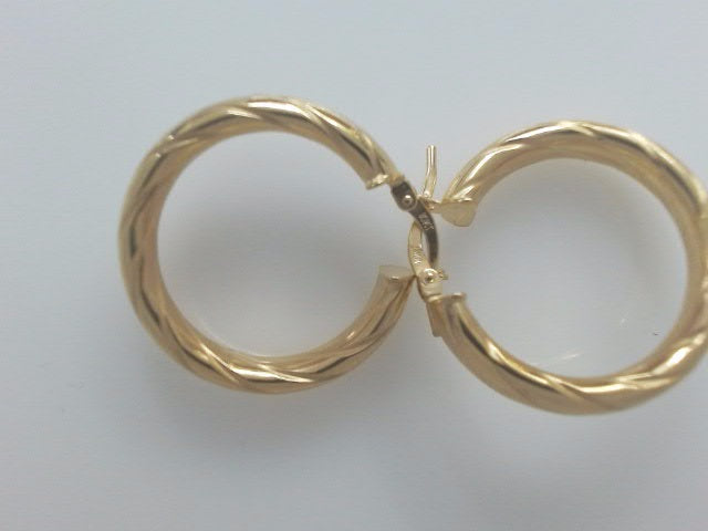 10k Yellow Gold Argollas 3g