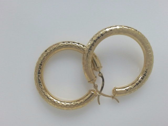 10k Yellow Gold Argollas 5.2g