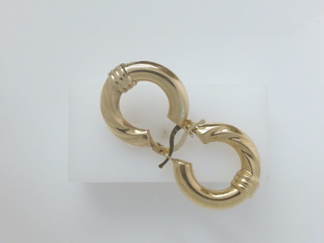 10k Yellow Gold Argollas 2.4g