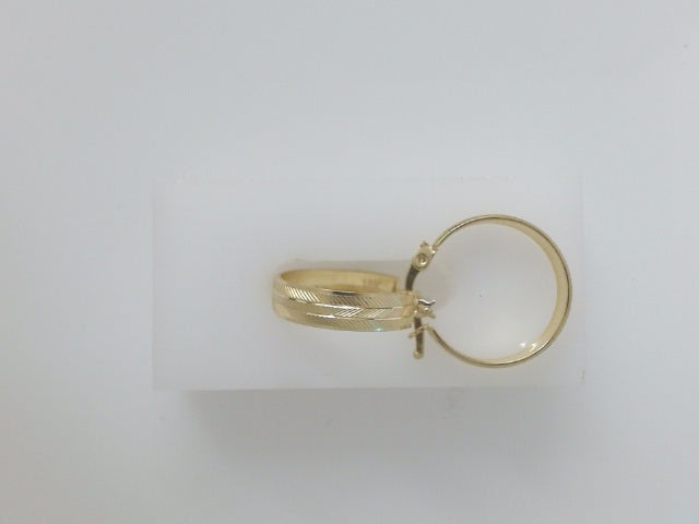 10k Yellow Gold Argollas 2.3g