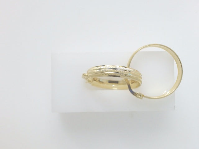 10k Yellow Gold Argollas 2.7g