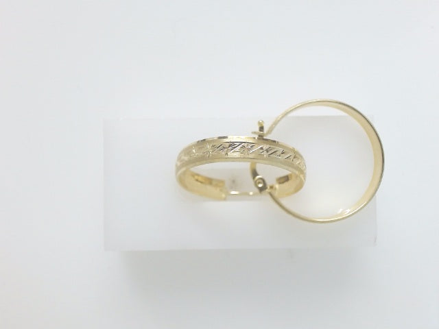 10k Yellow Gold Argollas 3g