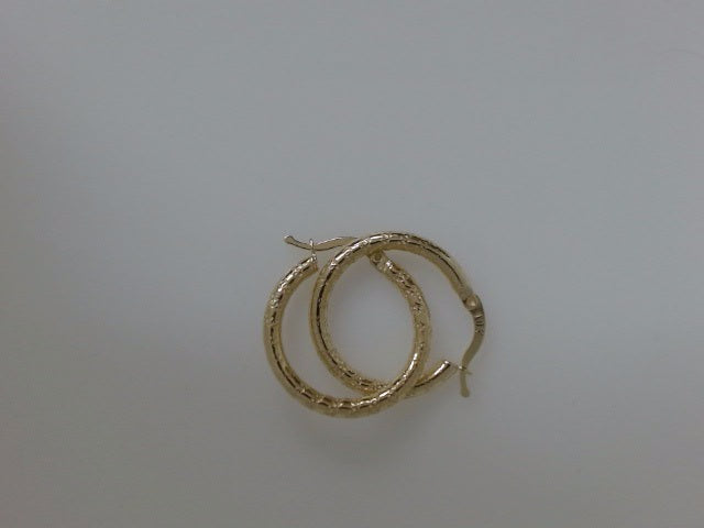 10k Yellow Gold Argollas 2.1g