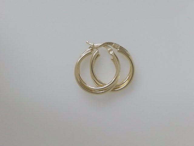 10k Yellow Gold Argollas 2.9g