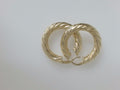 10k Yellow Gold Argollas 5.7g