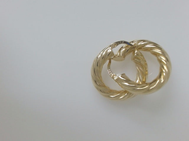 10k Yellow Gold Argollas 5.1g