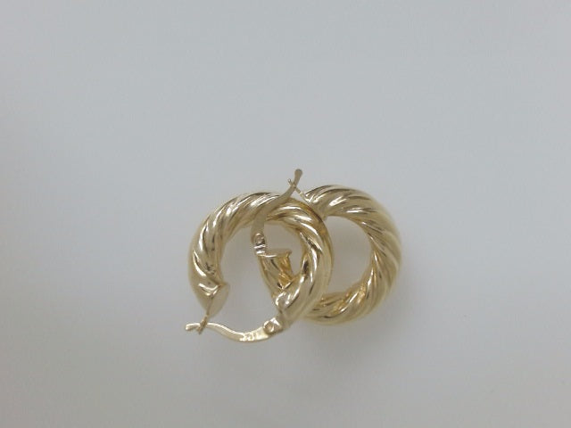 10k Yellow Gold Argollas 4.4g