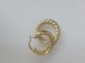 10k Yellow Gold Argollas 5.2g