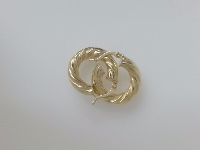 10k Yellow Gold Argollas 4.3g