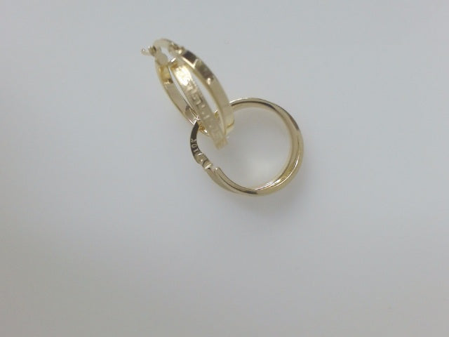 10k Yellow Gold Argollas 2.7g