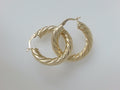10k Yellow Gold Argollas 5.8g